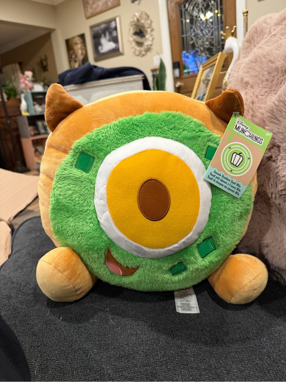 Disney Parks Munchlings Avocsdo Bagel Mike Wazowski plush